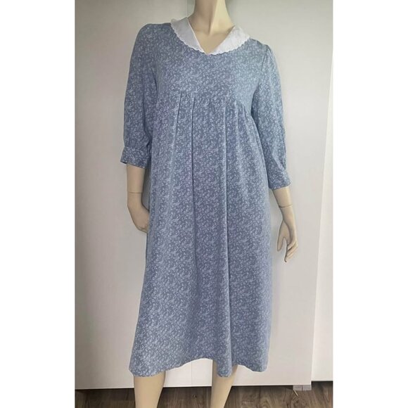 Vintage Calico Dress, XL, Anthony Richard Dress - Picture 2 of 10